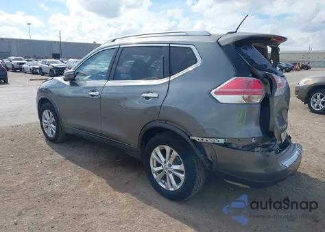 2015 Nissan Rogue Sv из США, поврежденный, VIN KNMAT2MV3FP544277
